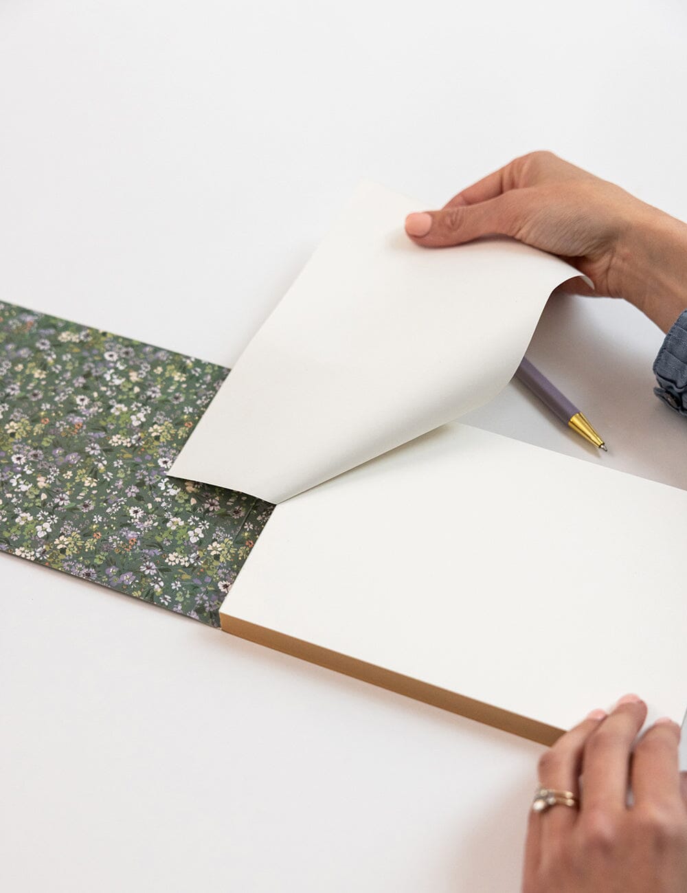 Summer Perennial Notepad Desktop Jotter