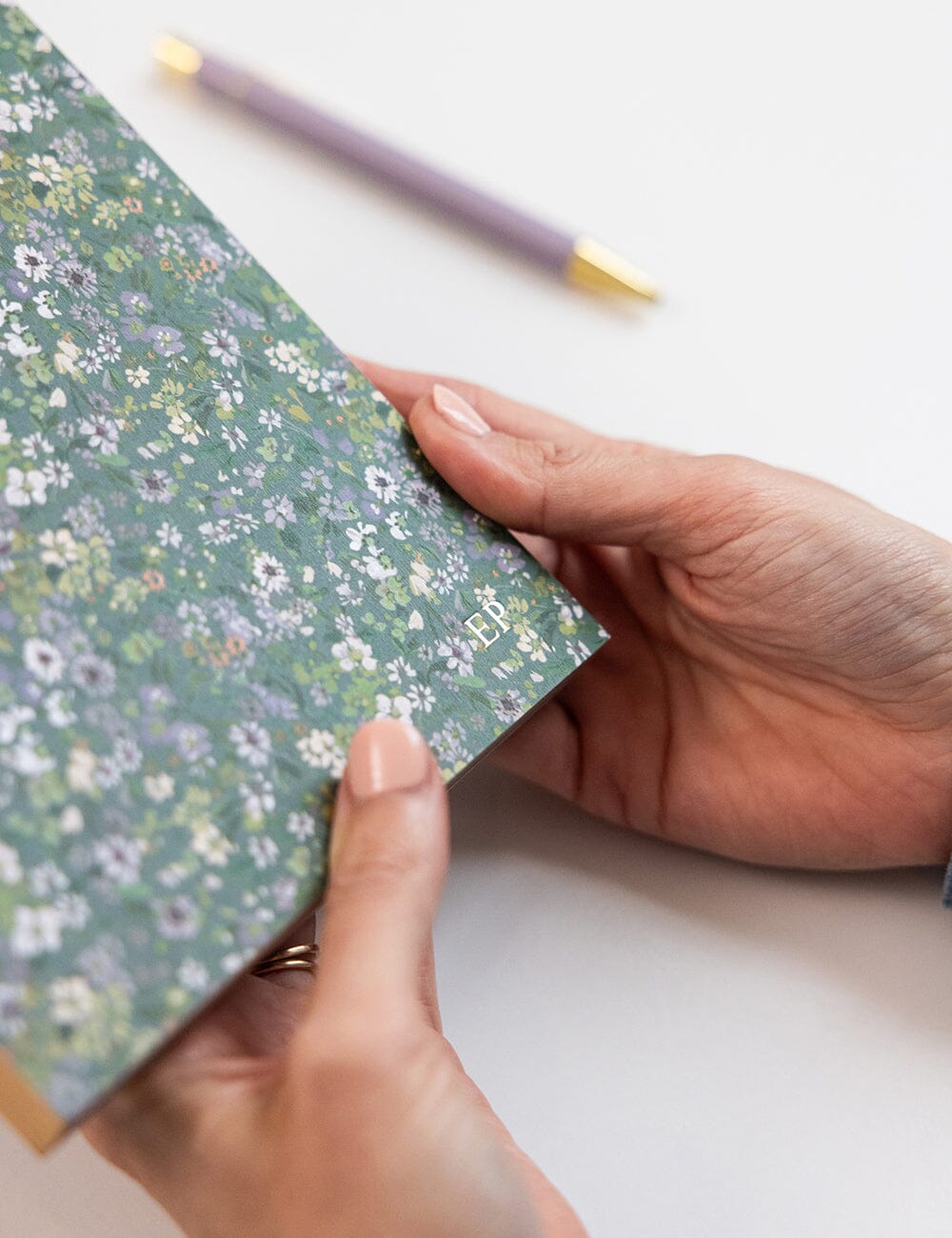 Summer Perennial Notepad Desktop Jotter