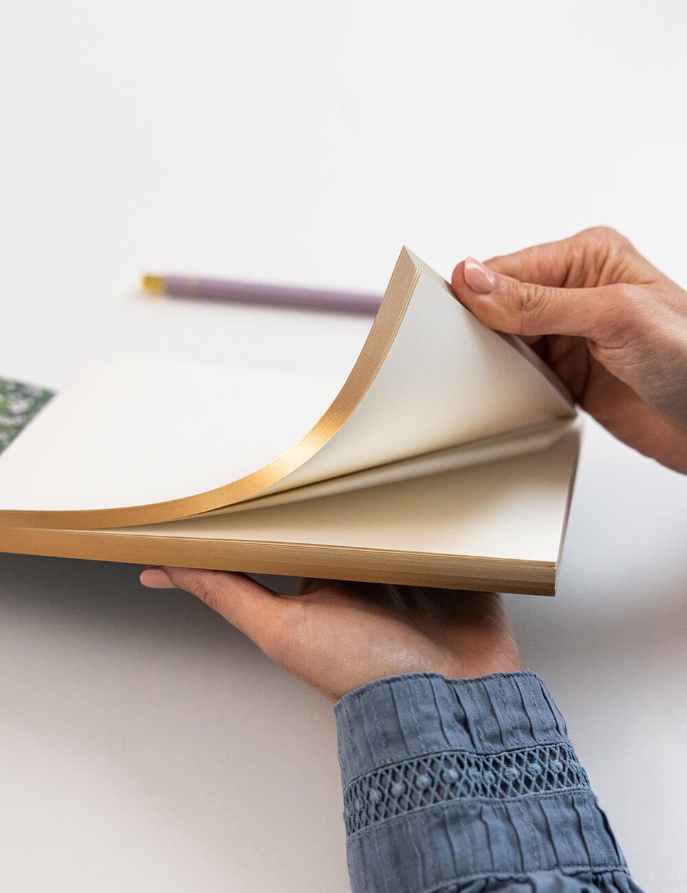 Summer Perennial Notepad Desktop Jotter