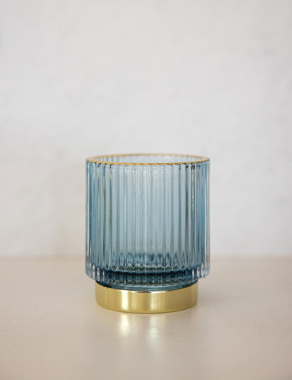 Pen Organiser - Casper Blue Glass Desktop Organisers Bespoke Letterpress