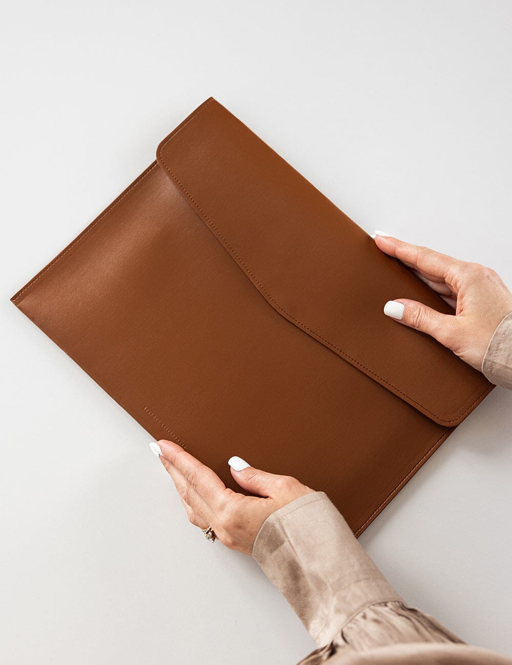 Document Wallet A4 - Espresso Document Wallet Bespoke Letterpress