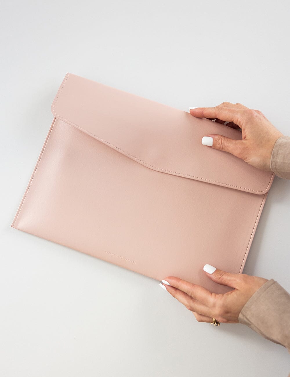 Document Wallet A4 - Pale Pink Document Wallet Bespoke Letterpress