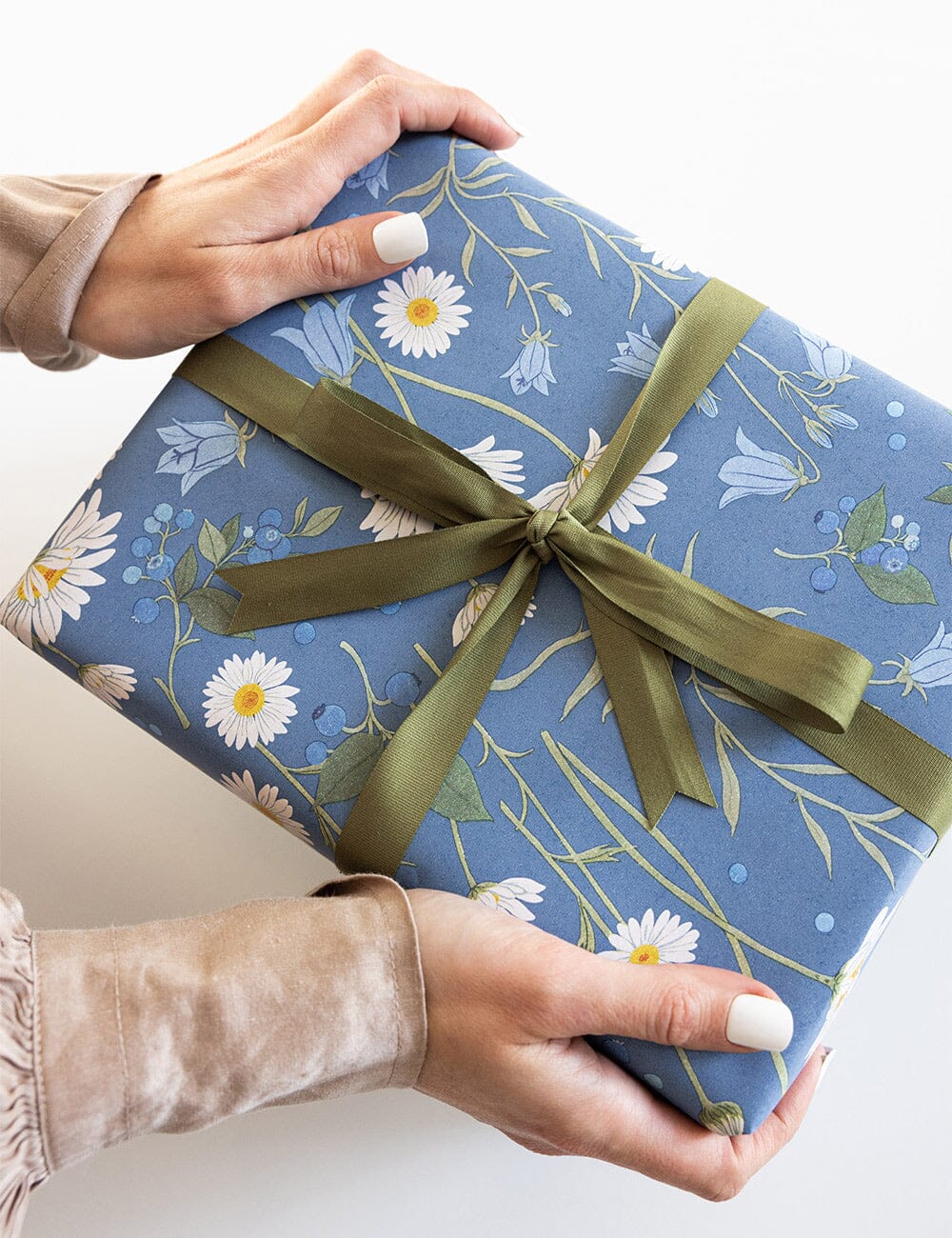Gift Wrap Roll 3m - Daisies Gift Wrapping Bespoke Letterpress