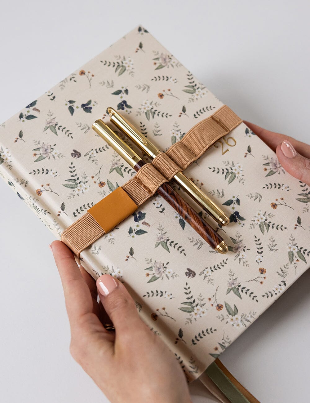 Elastic Book Strap - Mustard