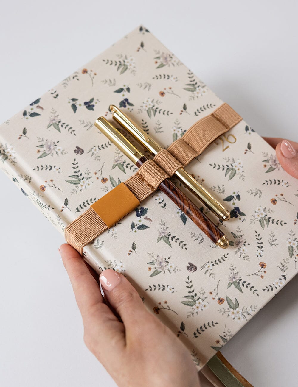 Elastic Book Strap - Mustard