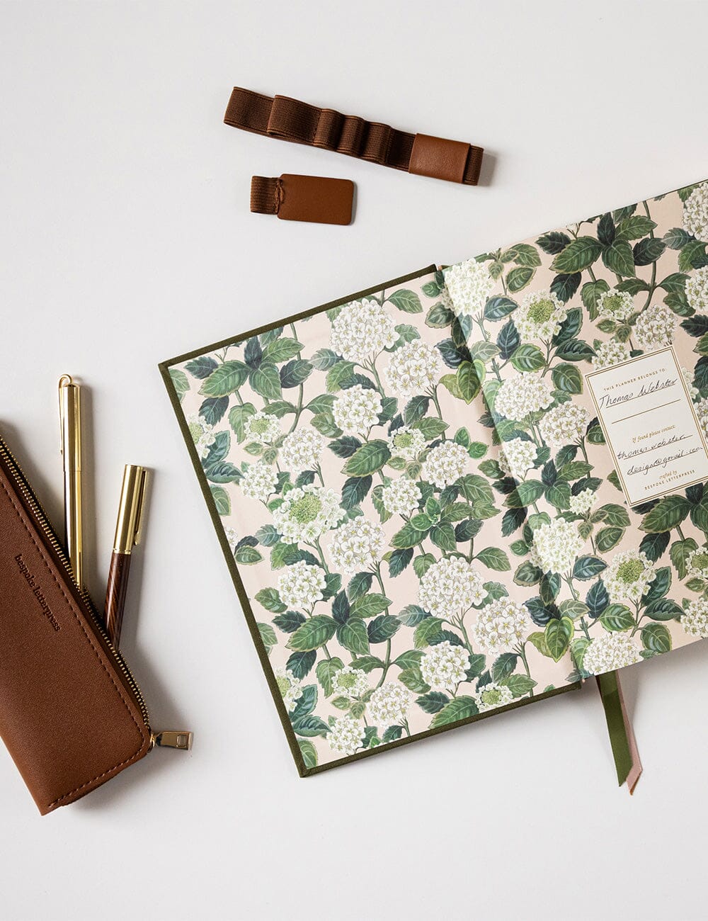 Elastic Book Strap - Espresso
