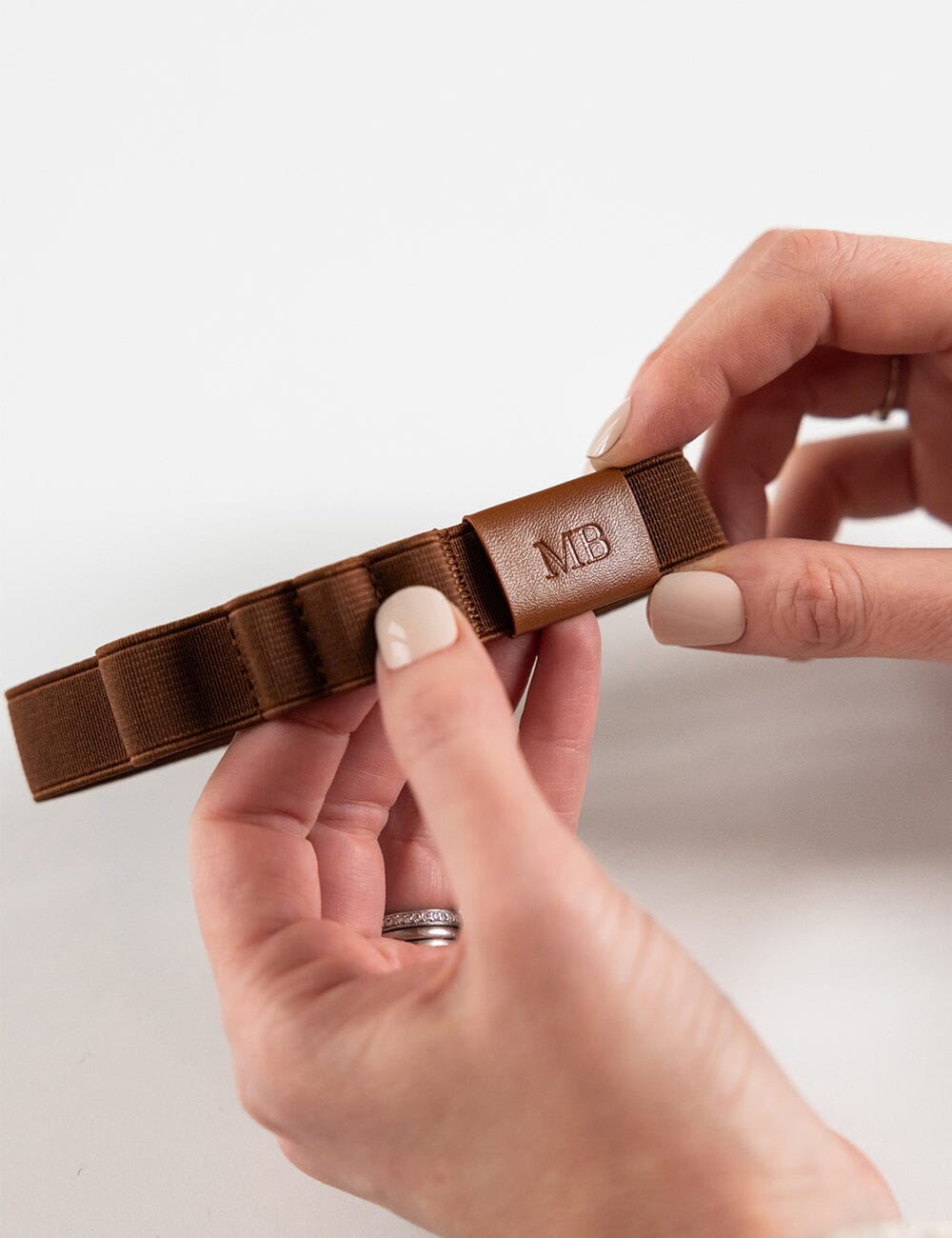 Elastic Book Strap - Espresso