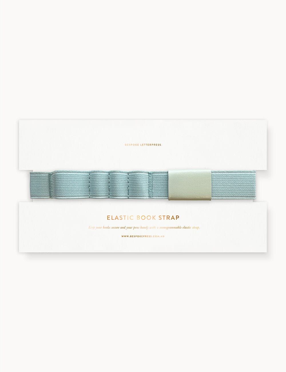Elastic Book Strap - Dusk Elastic Pen Loops Bespoke Letterpress