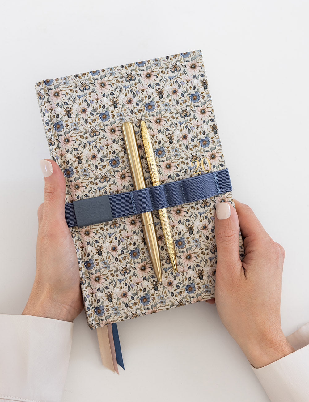 Elastic Book Strap - Denim