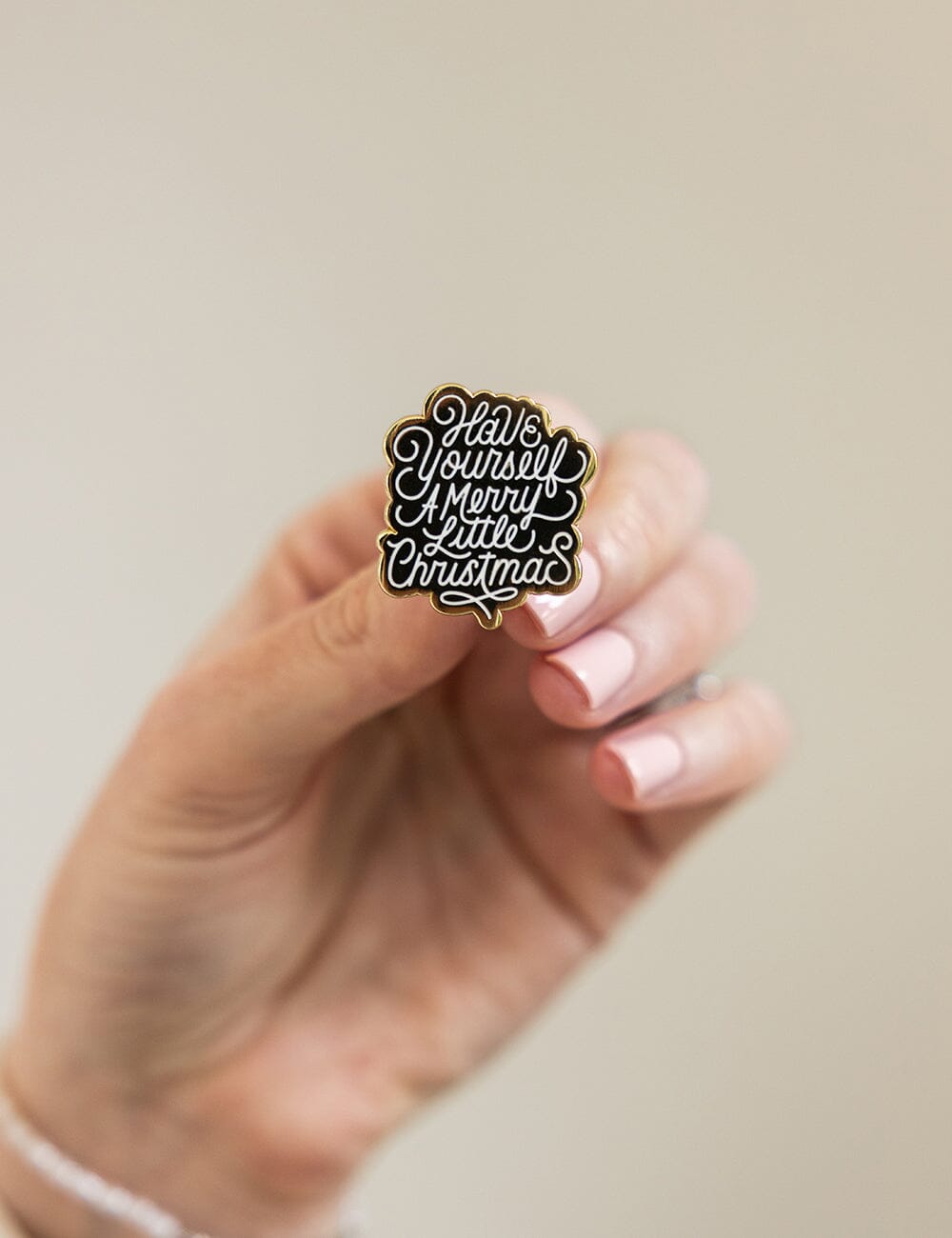 Have Yourself a Merry Little Christmas Enamel Pin enamel pin Bespoke Letterpress
