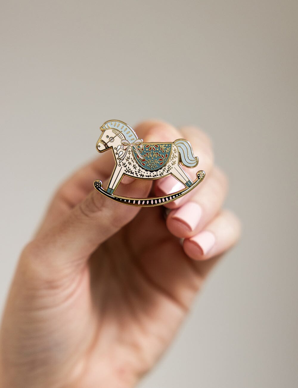Rocking Horse Enamel Pin enamel pin Bespoke Letterpress