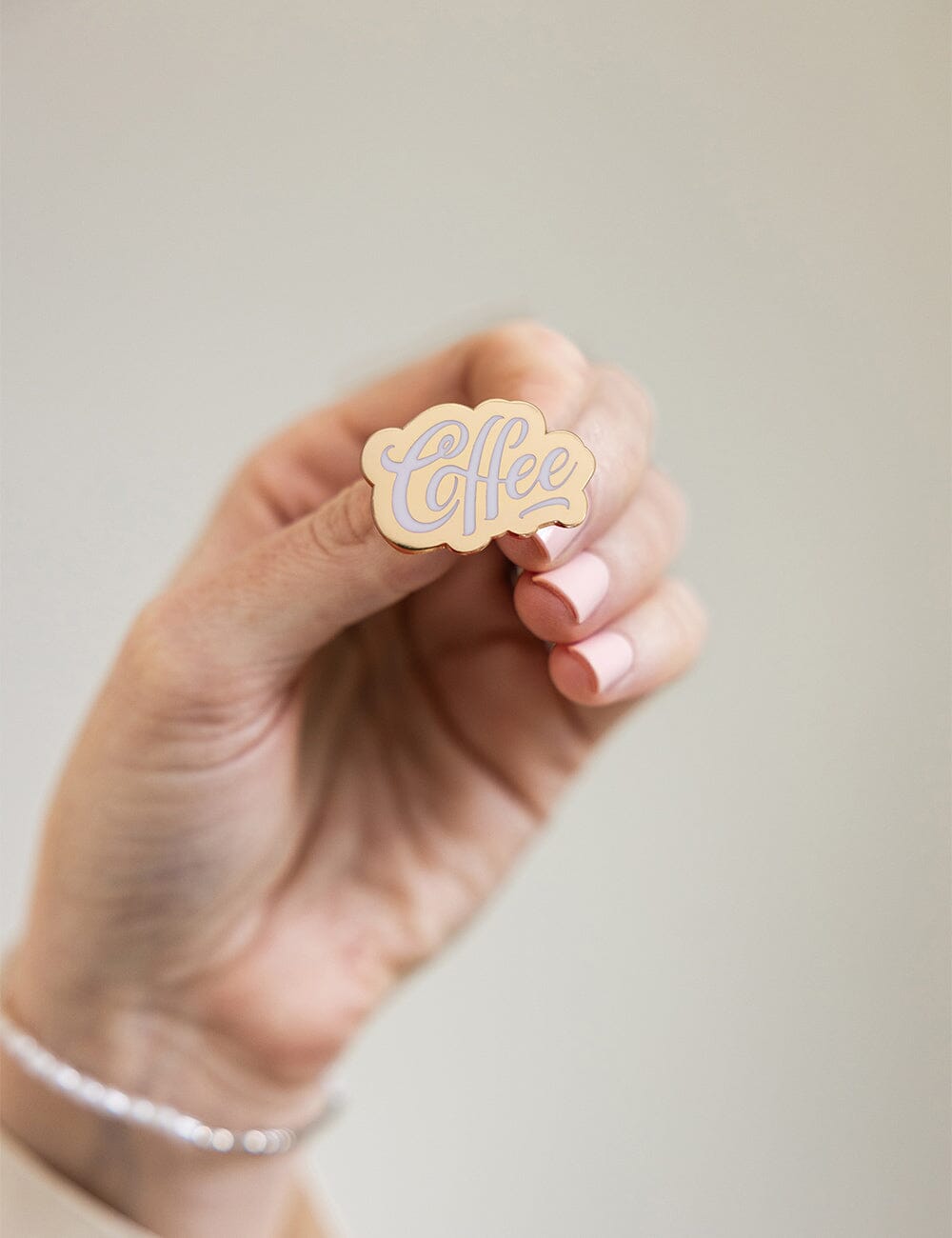 Coffee Enamel Pin enamel pin Bespoke Letterpress