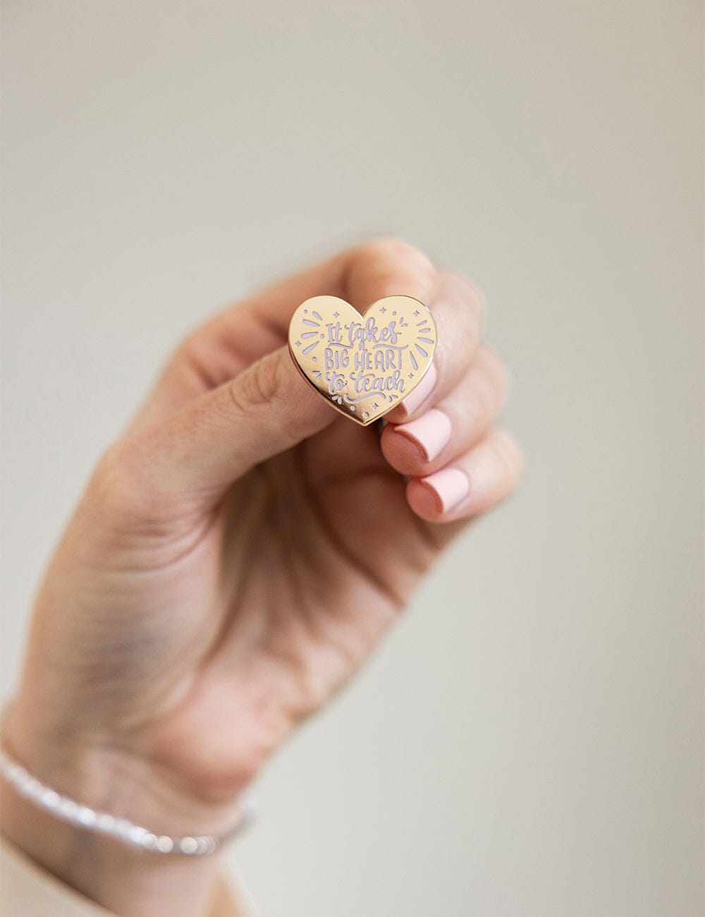 It Takes A Big Heart Enamel Pin enamel pin Bespoke Letterpress