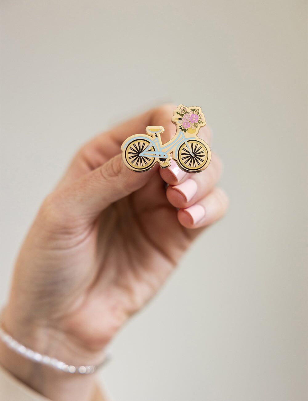 Bike Enamel Pin enamel pin Bespoke Letterpress