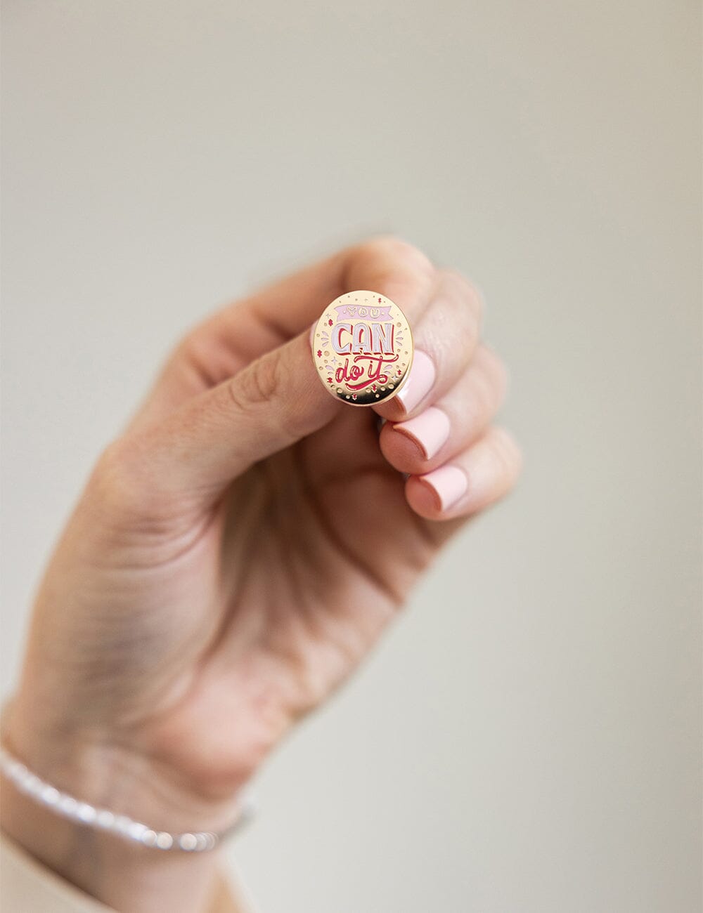 You Can Do It Enamel Pin enamel pin Bespoke Letterpress