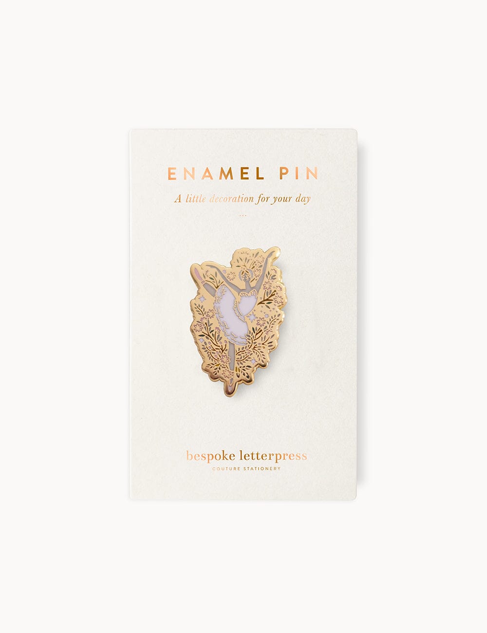 Ballet Enamel Pin enamel pin Bespoke Letterpress