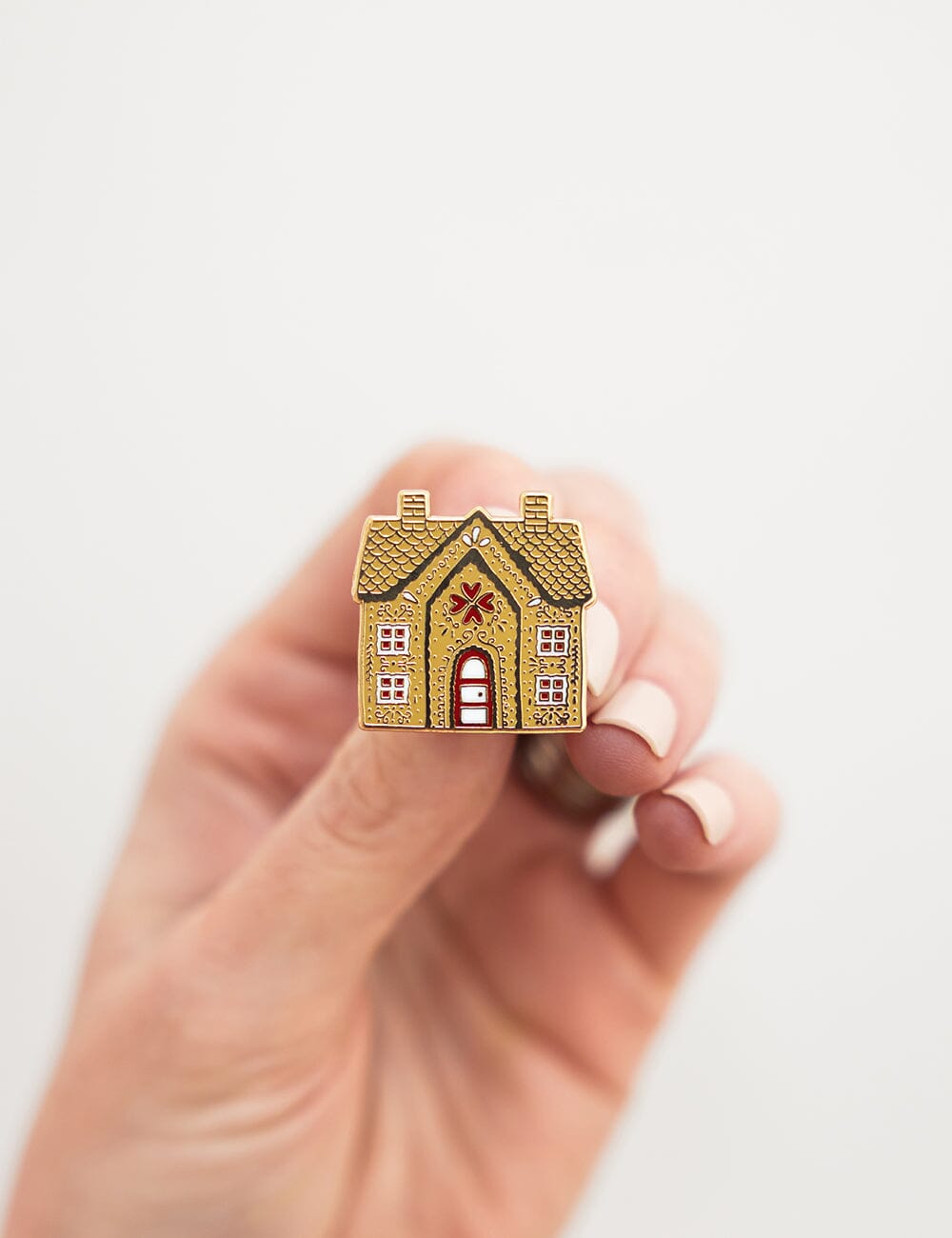 Gingerbread Enamel Pin enamel pin Bespoke Letterpress