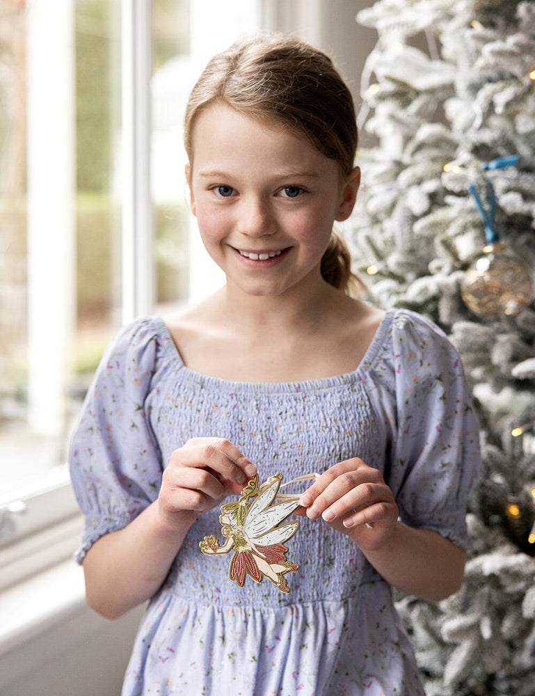 Fine Enamel Christmas Ornament - Sugar Plum Fairy Christmas Ornaments Bespoke Letterpress 