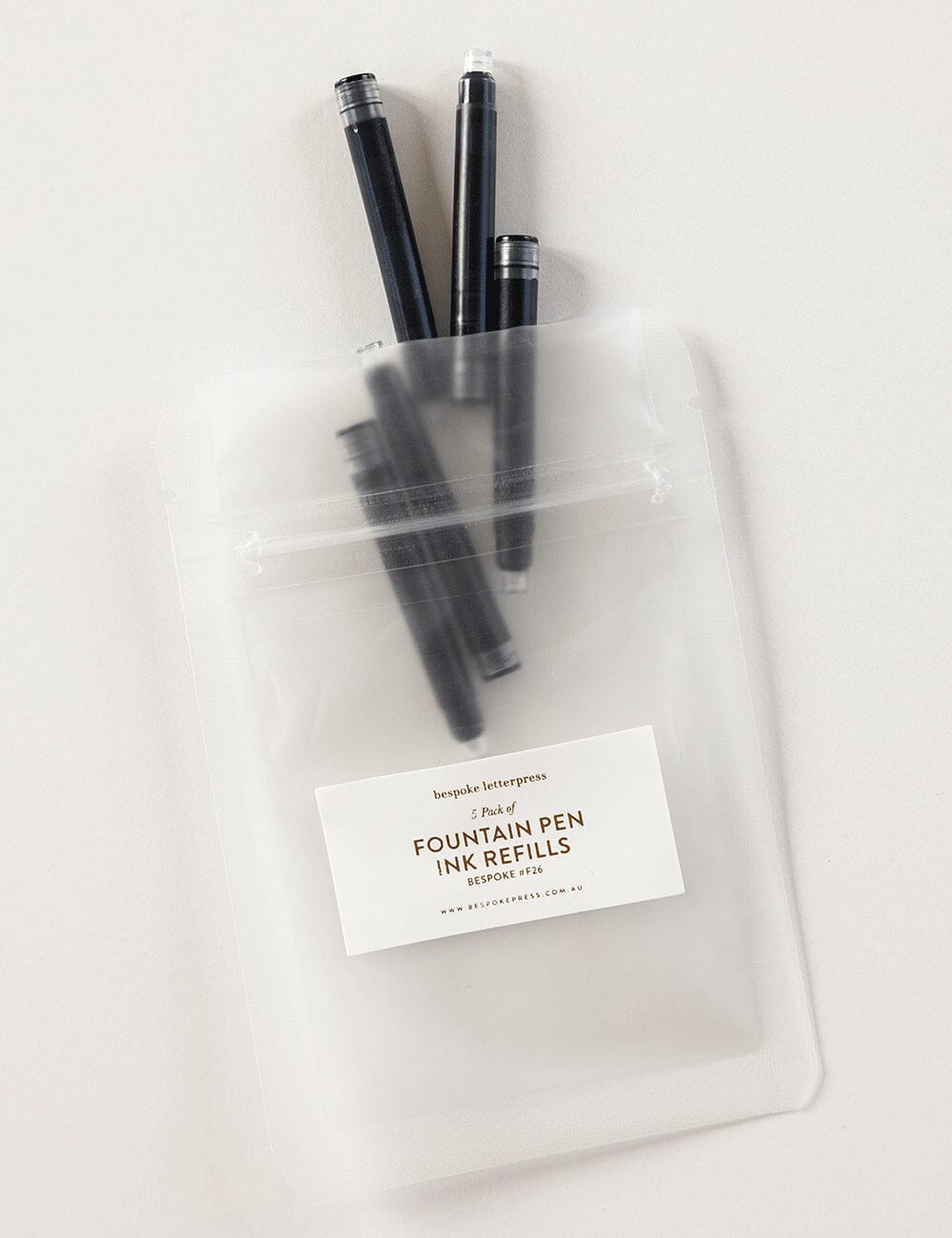 F26 Ink Refills for Fountain Pen 5pk
