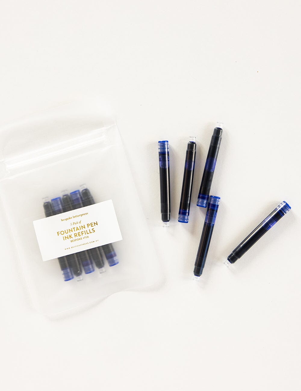 F26 Ink Refills for Fountain Pen 5pk
