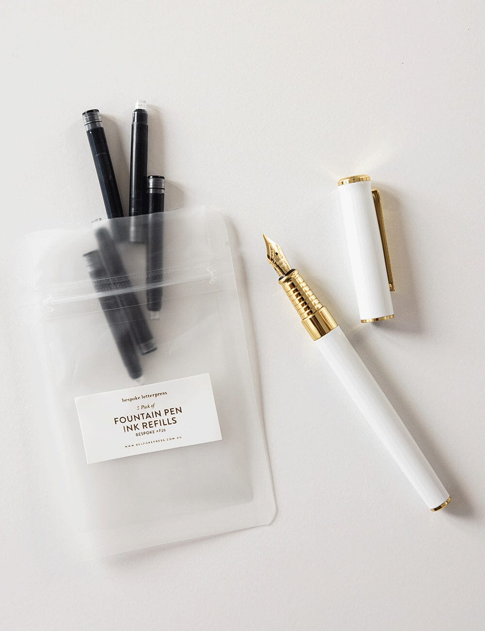 F26 Ink Refills for Fountain Pen 5pk