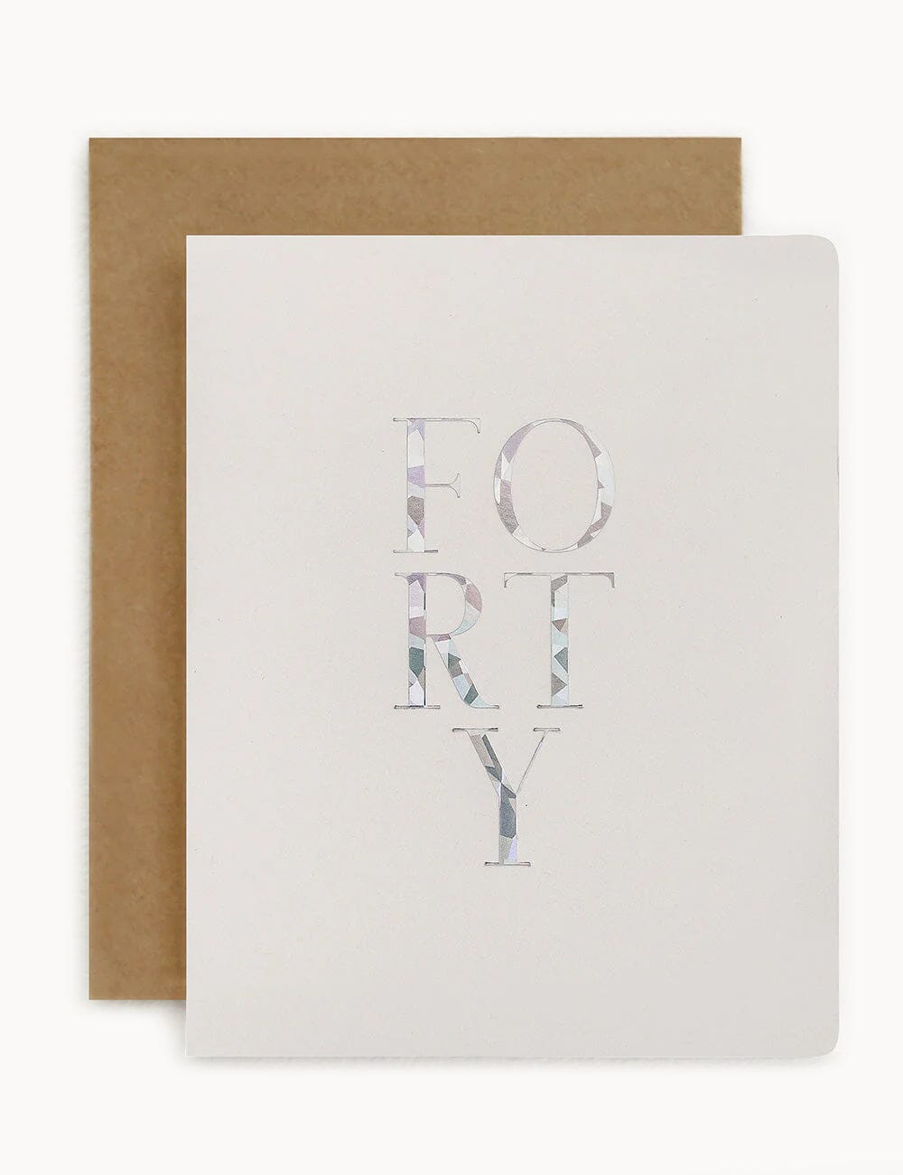 Forty (40) Greeting Card Greeting Cards Bespoke Letterpress
