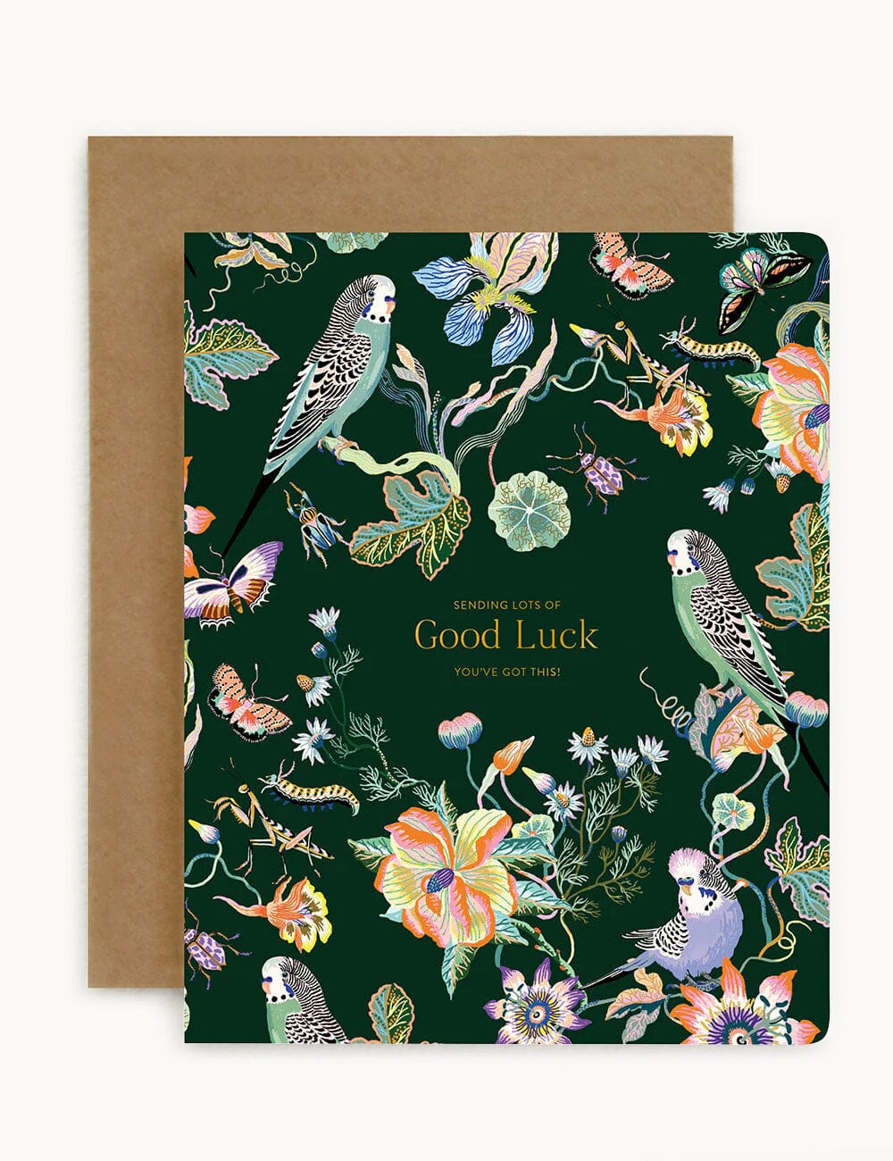 Good Luck - Wondergarden Greeting Card Greeting Cards Bespoke Letterpress