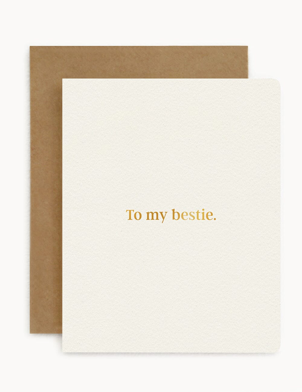 To my Bestie Greeting Card Greeting Cards Bespoke Letterpress