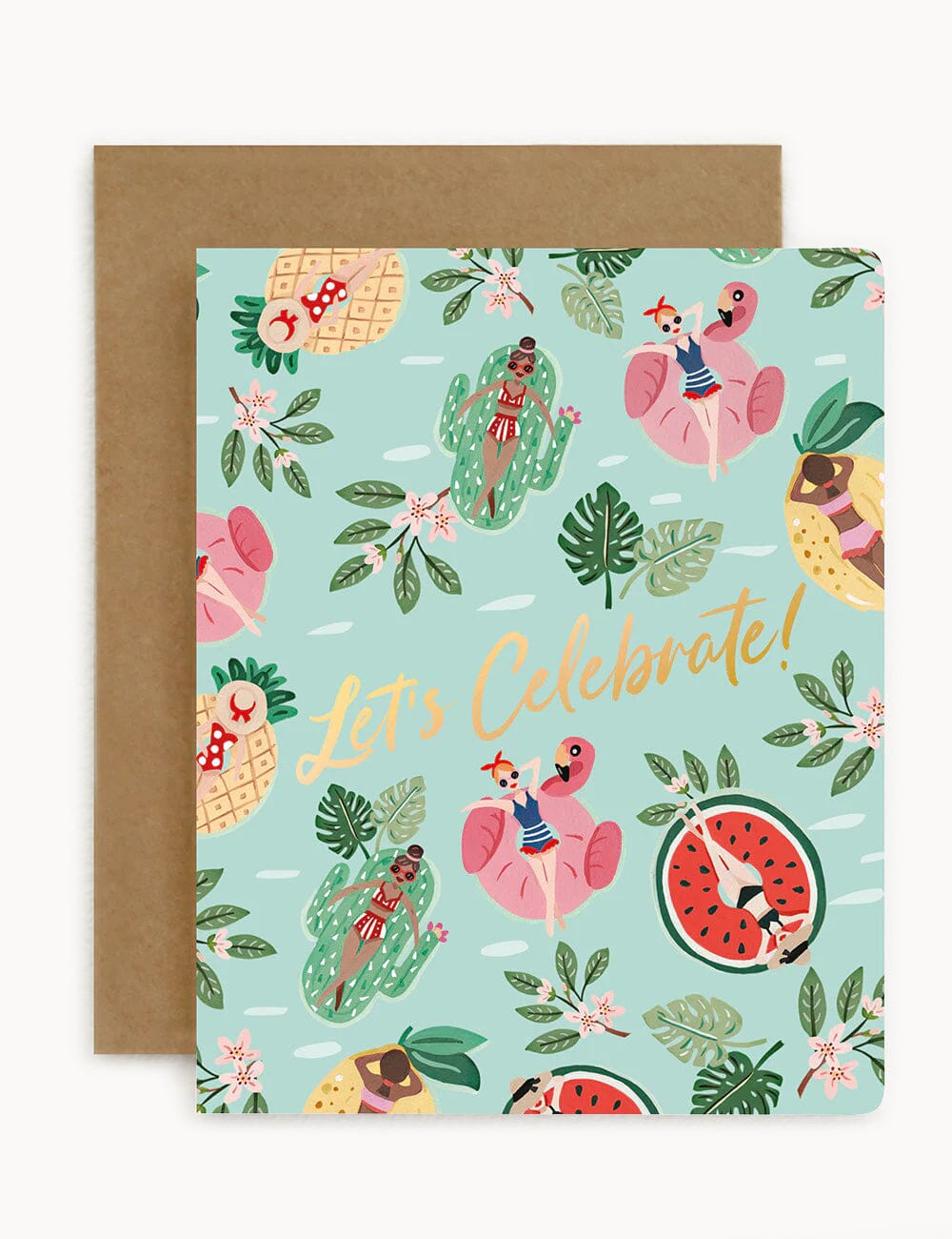 Let's Celebrate Greeting Card Greeting Cards Bespoke Letterpress