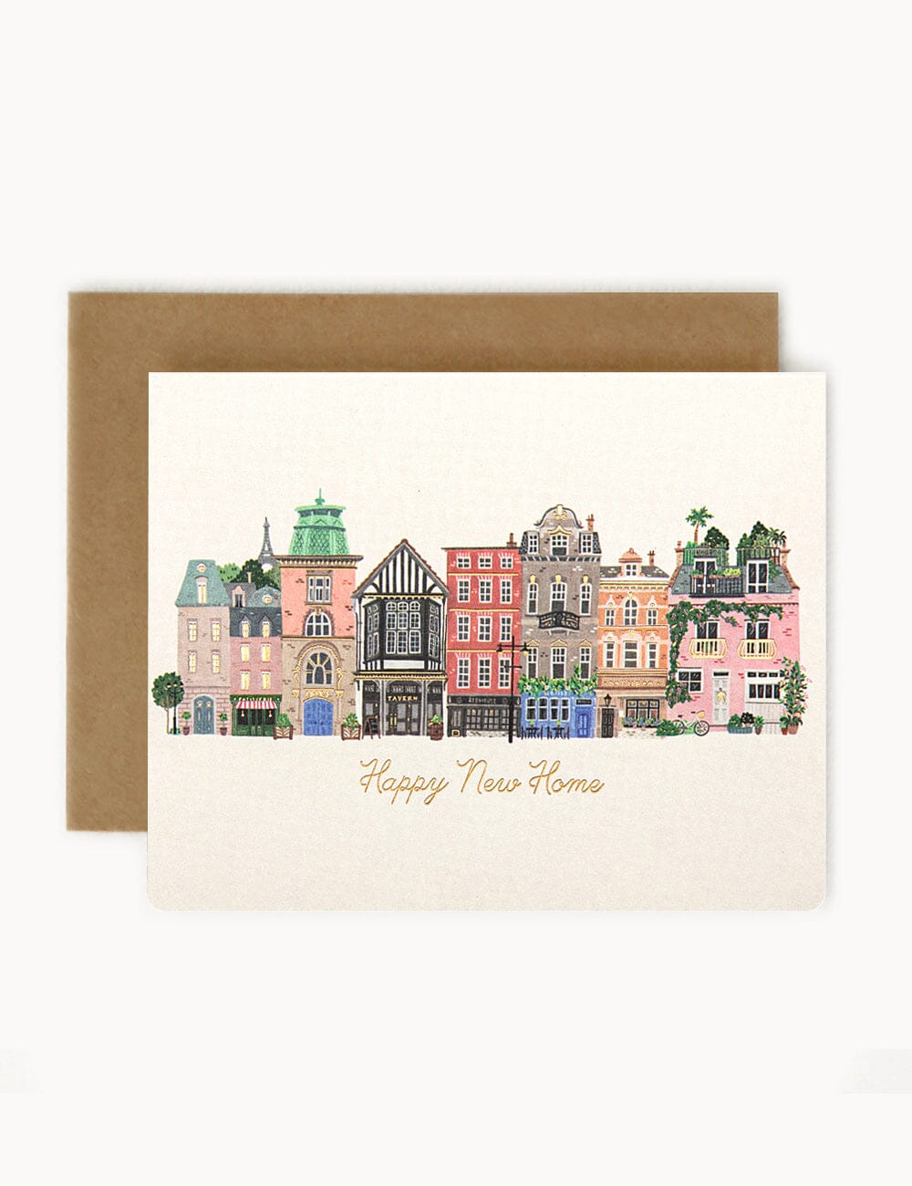 Happy New Home Greeting Card Greeting Cards Bespoke Letterpress