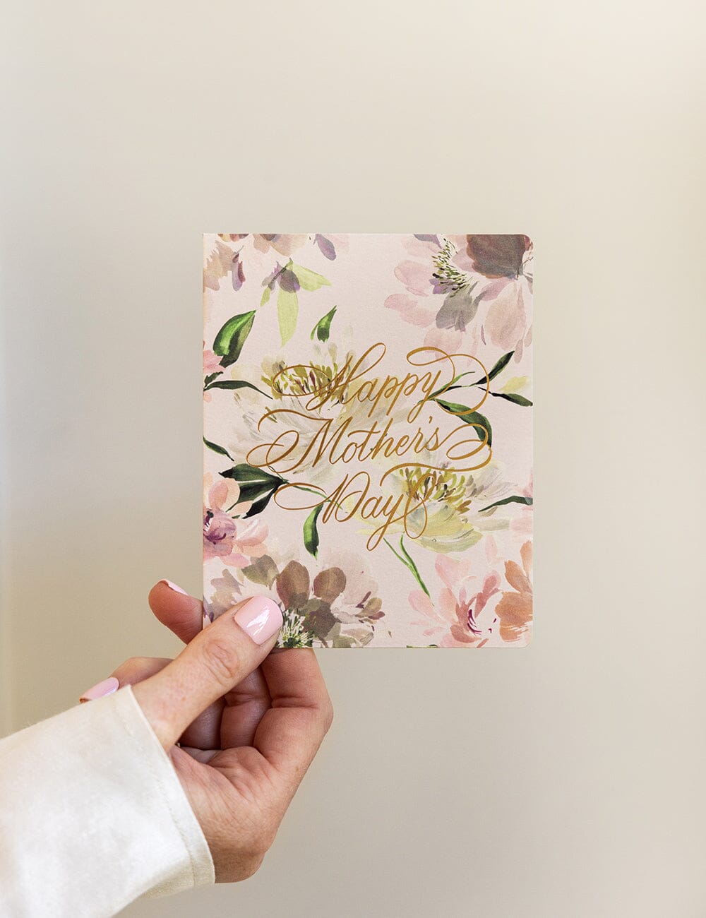 Happy Mother's day (Peonies) Greeting Card Greeting Cards Bespoke Letterpress