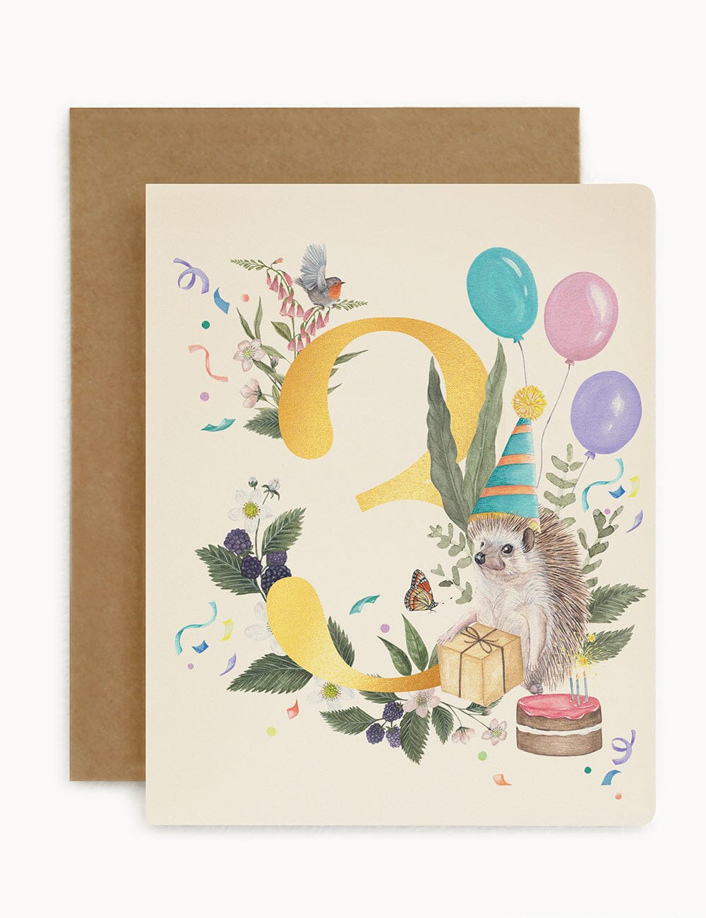 3rd Birthday Greeting Cards Bespoke Letterpress