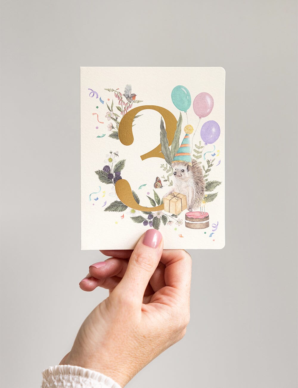 3rd Birthday Greeting Cards Bespoke Letterpress