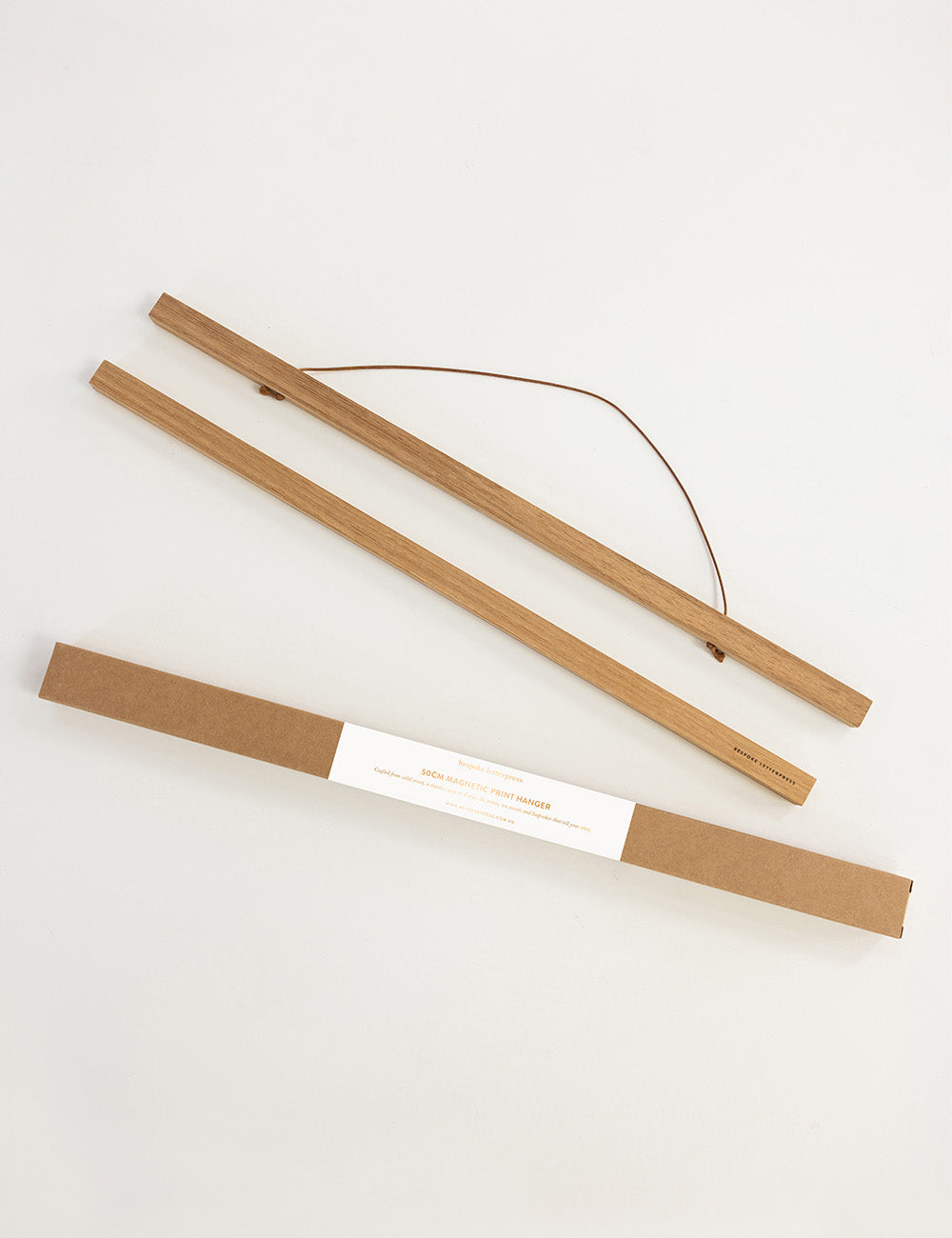 50cm Magnetic Wooden Print Hanger