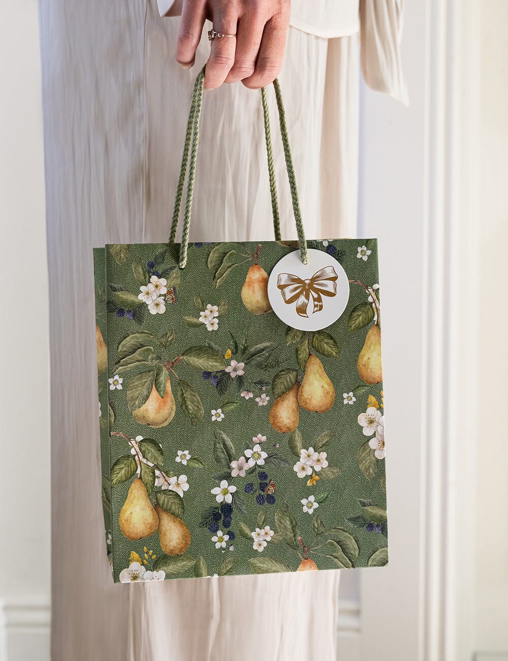 Medium Gift Bag - Pears Gift Bag Bespoke Letterpress