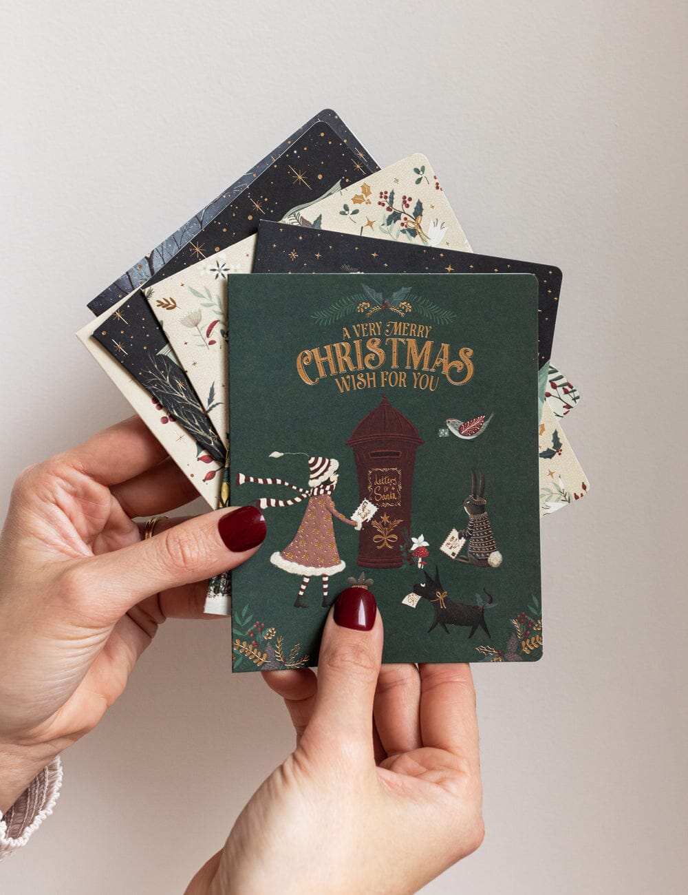The Christmas Village 6pk Card Boxset