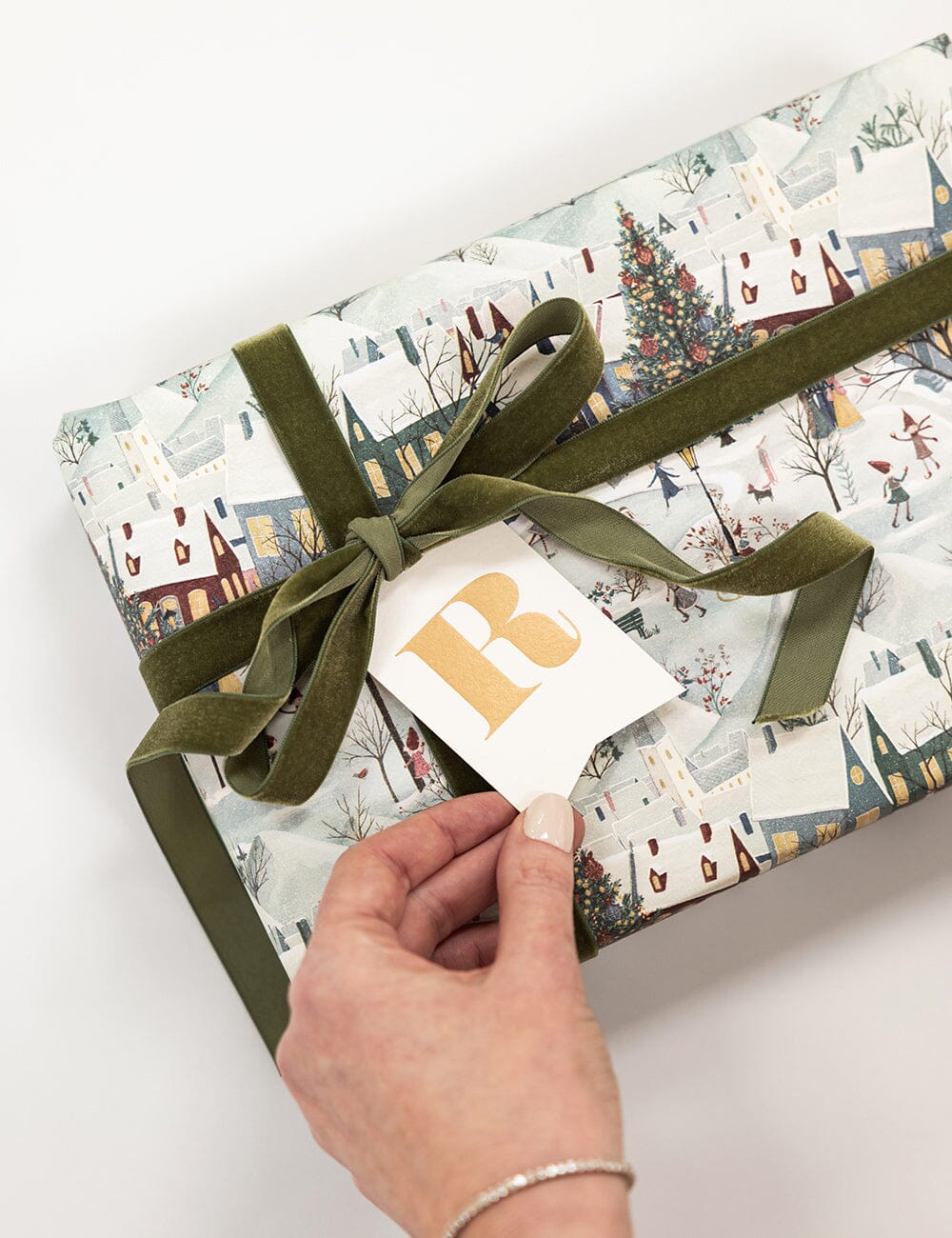 R - Single Alphabet Gift Tag Gift Tags Bespoke Letterpress