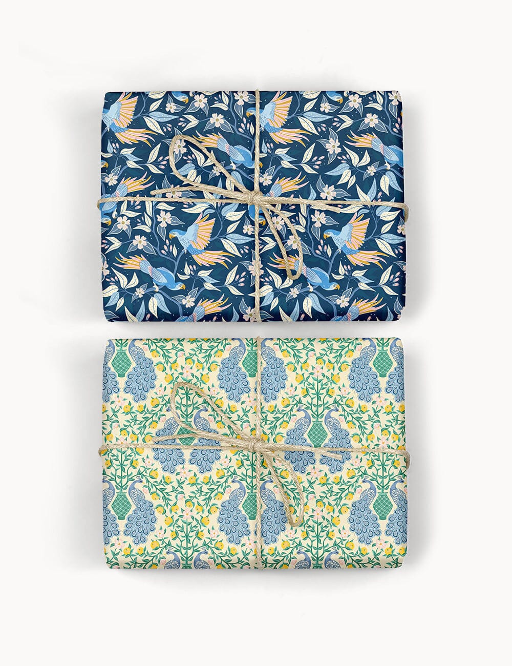 Parrots / Peacocks 6pk Gift Wrap Gift Wrap Bespoke Letterpress