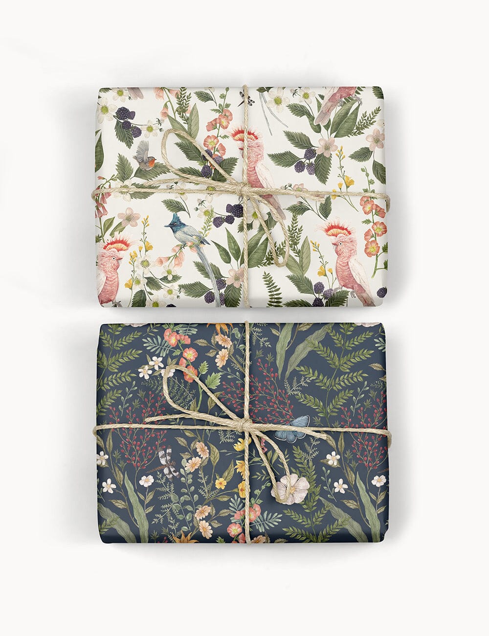 Cockatoo / Dusk In Bloom 6pk Gift Wrap Sheets Gift Wrap Bespoke Letterpress