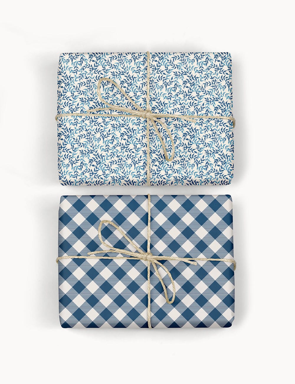 Bluebloom Ivy / Blue Diamond 6pk Gift Wrap Sheets Gift Wrap Bespoke Letterpress