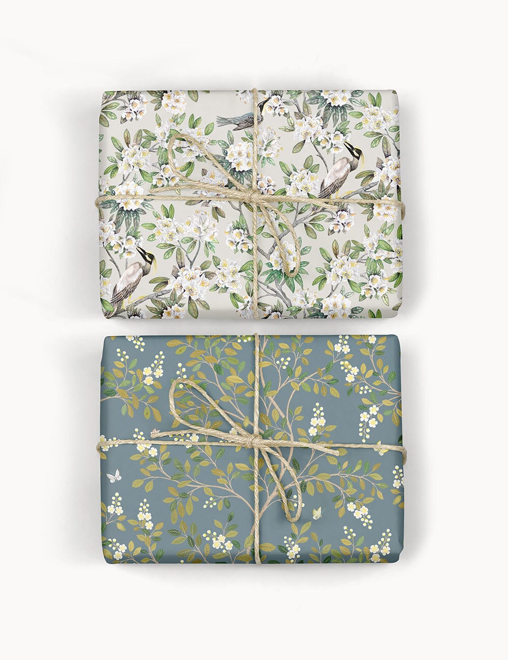Victoria / White Blossom 6pk Gift Wrap Sheets Gift Wrap Bespoke Letterpress