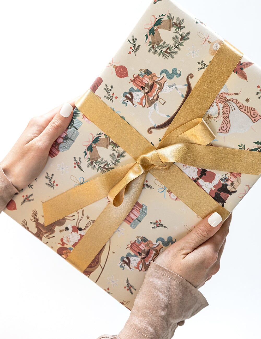 Gift Wrap Roll 3m - Jolly Santa