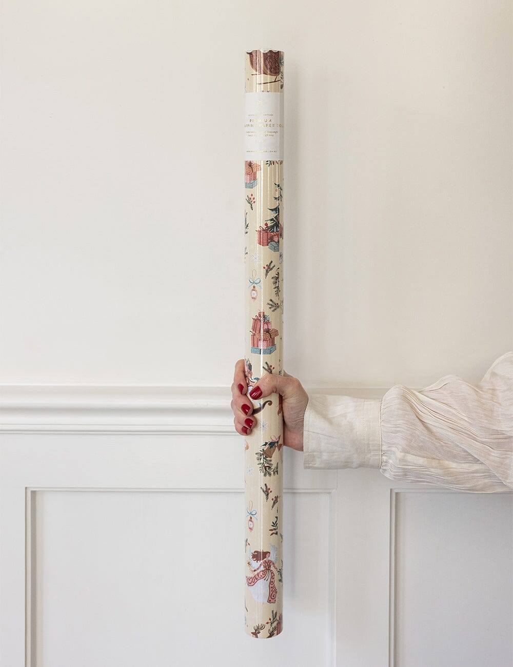 Gift Wrap Roll 3m - Jolly Santa