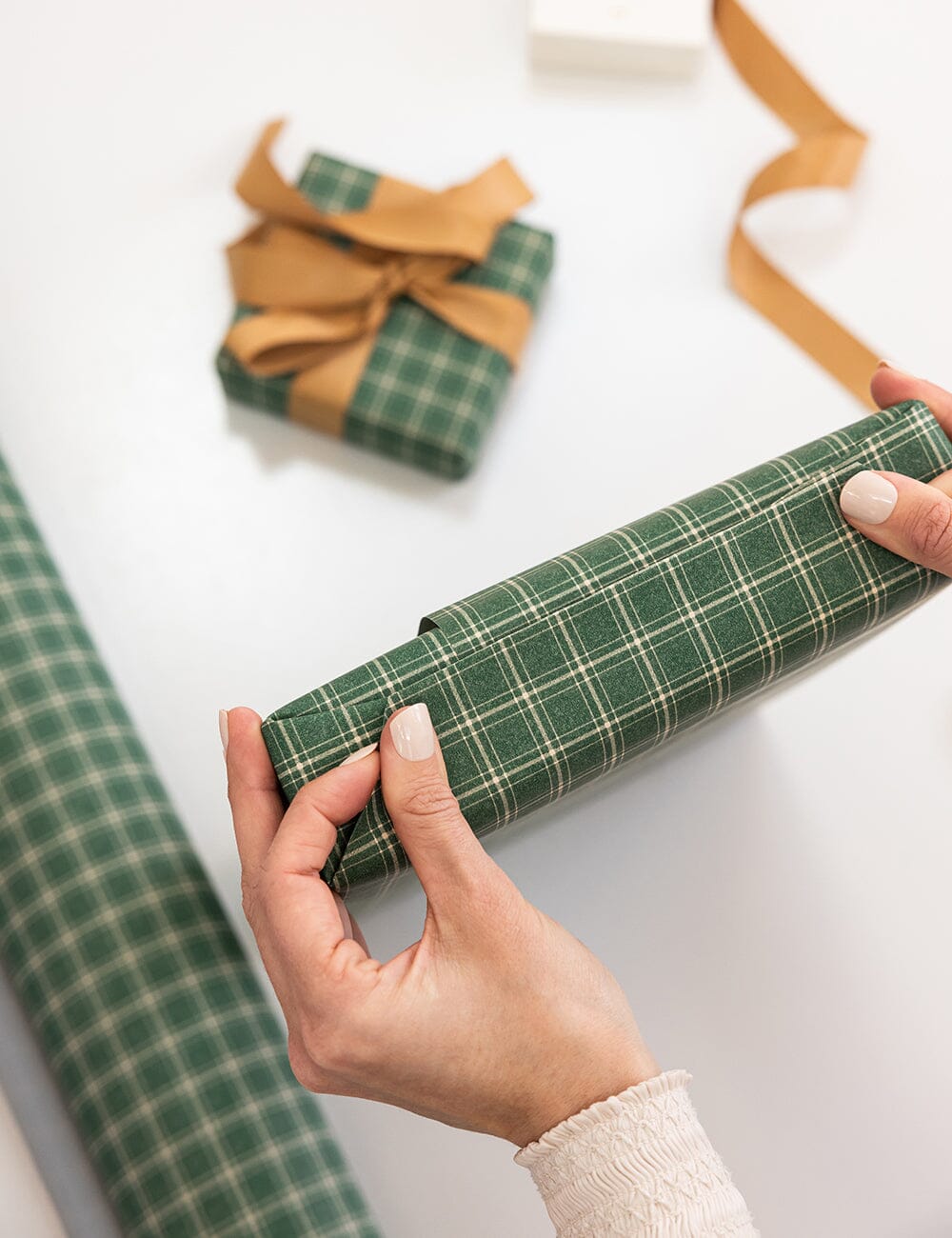 Gift Wrap Roll 3m - Spruce Tartan