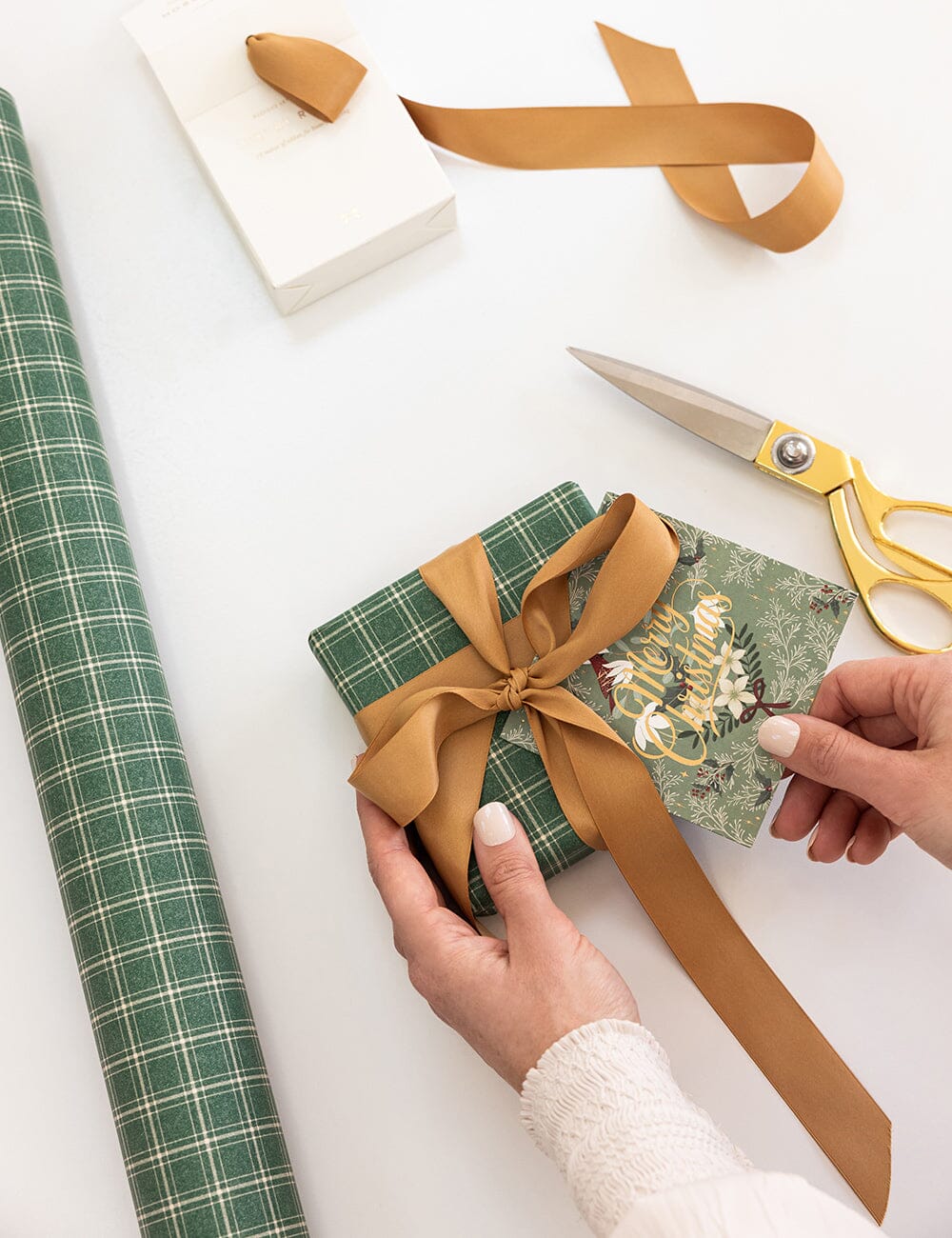 Gift Wrap Roll 3m - Spruce Tartan