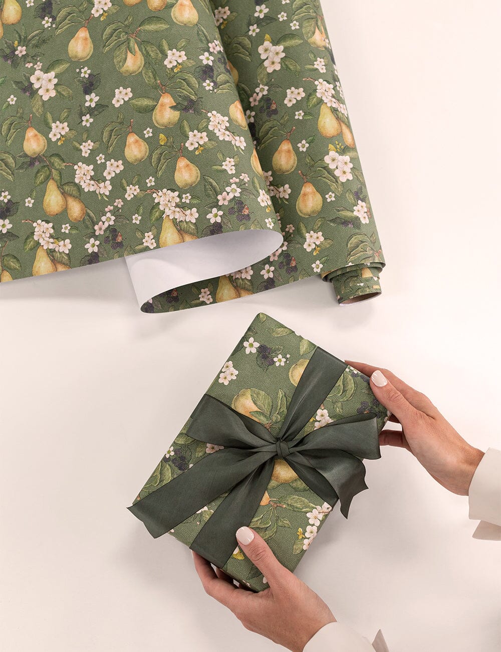 Gift Wrap Roll 3m - Pears Gift Wrapping Bespoke Letterpress