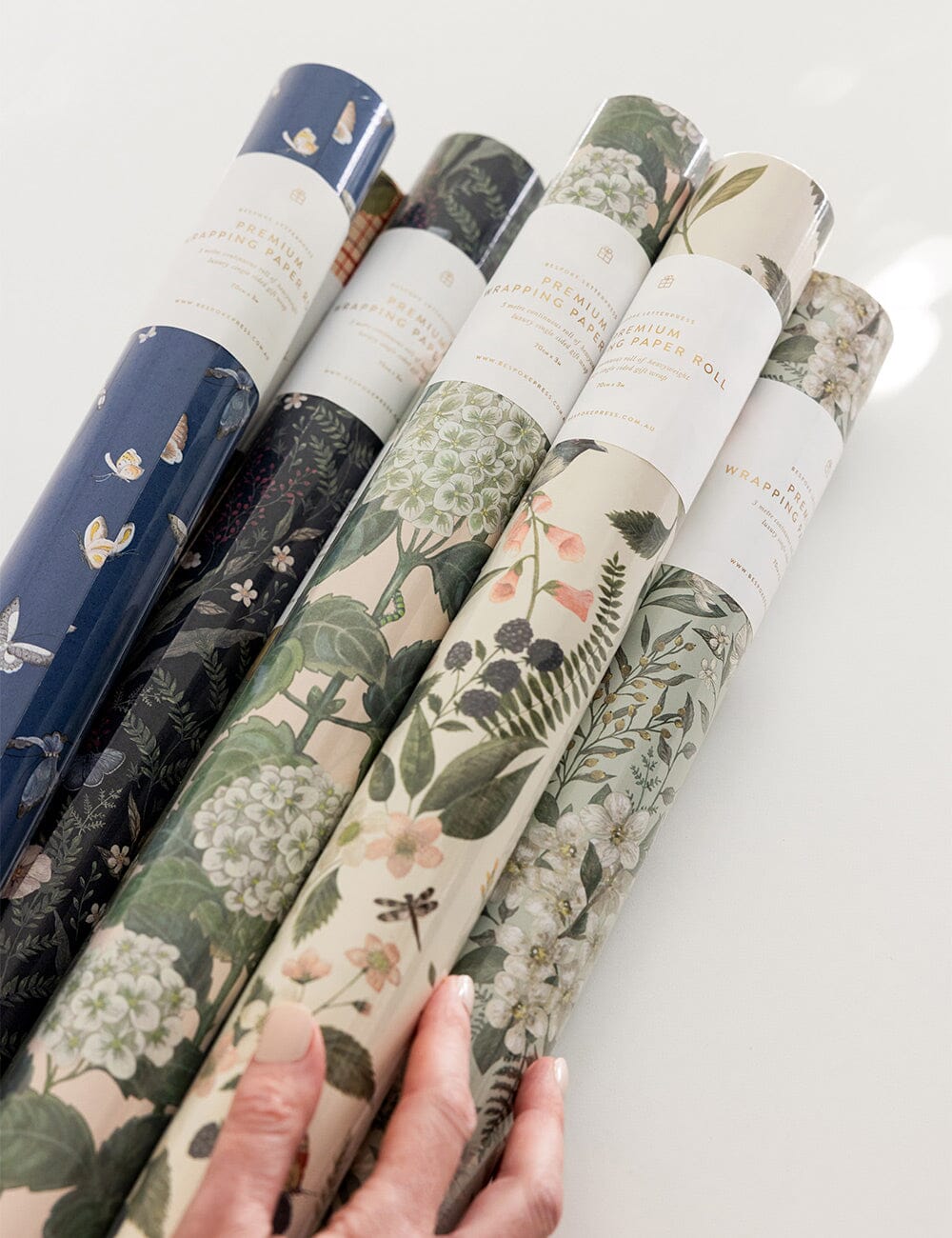 Gift Wrap Roll 3m - Cockatoos Gift Wrapping Bespoke Letterpress