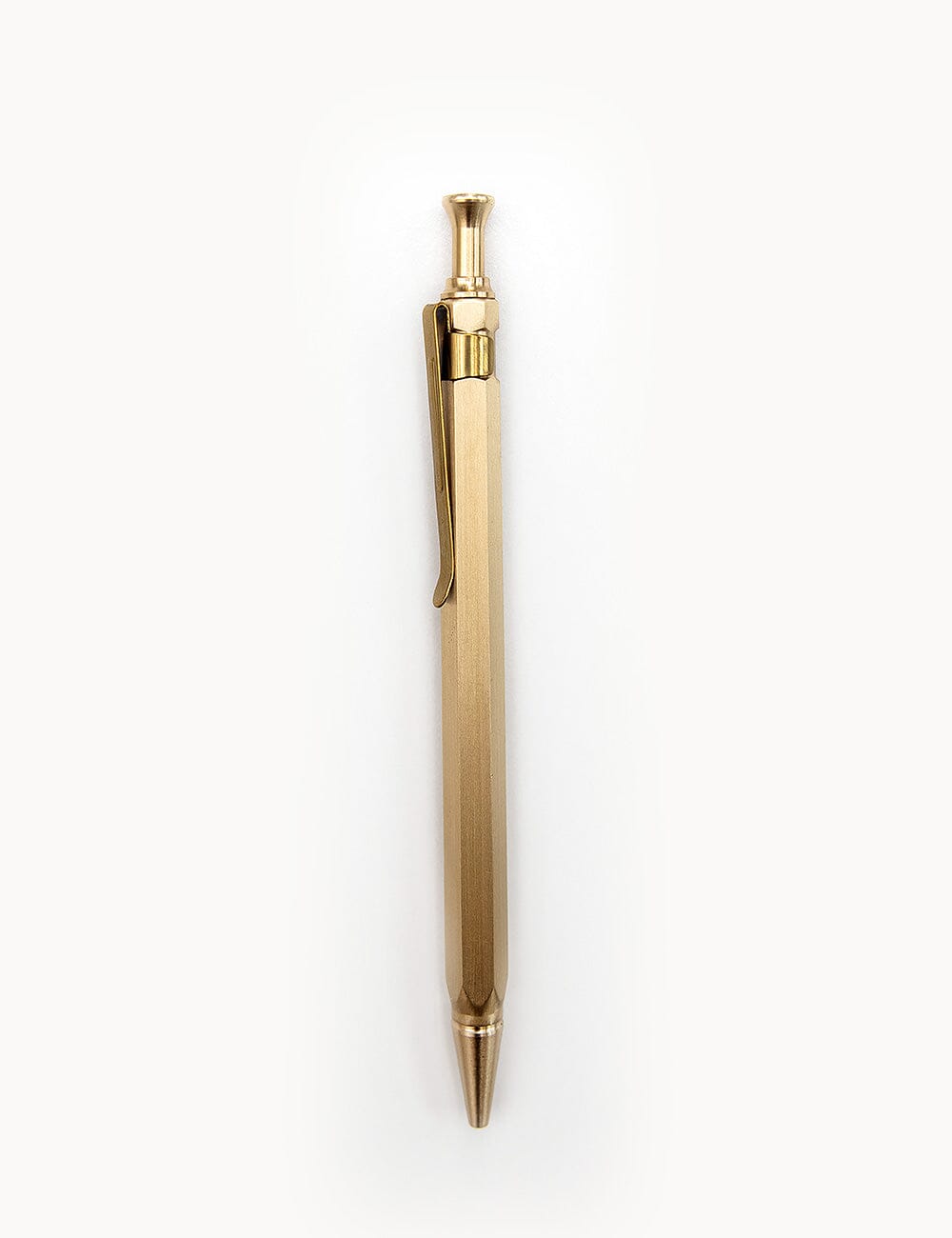 Solid Brass Hexagon Pen (Boxed) Pens Bespoke Letterpress