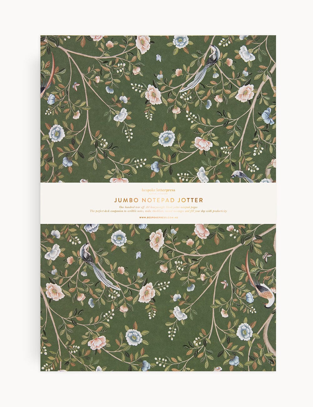 Camellia Tree Notepad Jumbo Jotter Jotters Bespoke Letterpress