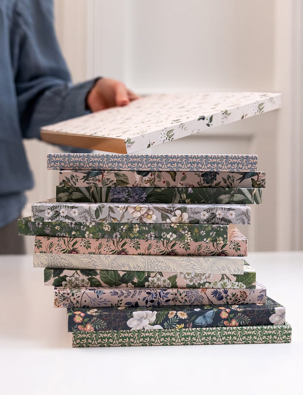 Button Fern Notepad Jumbo Jotter Jotters Bespoke Letterpress